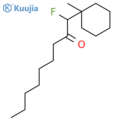 2-Nonanone, 1-fluoro-1-(1-methylcyclohexyl)- structure