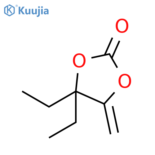 1,3-Dioxolan-2-one, 4,4-diethyl-5-methylene- structure
