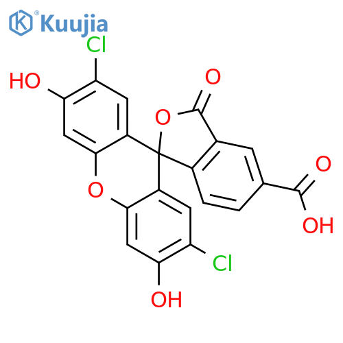 5(6)-Carboxy-2',7'-dichlorofluorescein structure