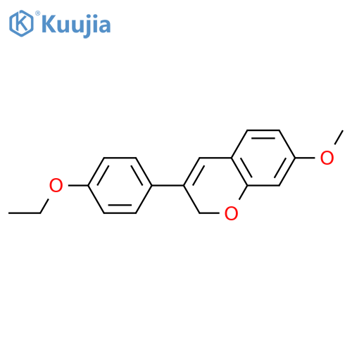 3-(4-ethoxyphenyl)-7-methoxy-2H-chromene structure