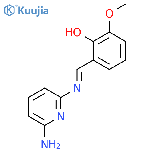6-[[(6-aminopyridin-2-yl)amino]methylidene]-2-methoxycyclohexa-2,4-dien-1-one structure