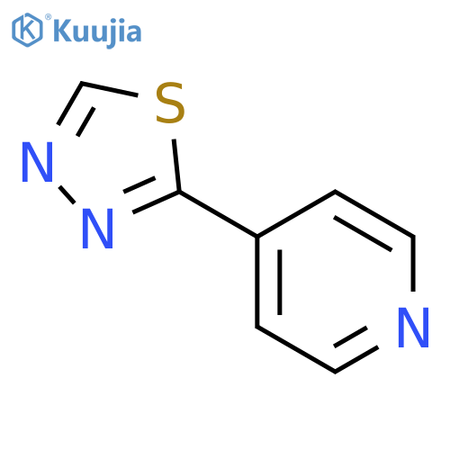 Pyridine, 4-(1,3,4-thiadiazol-2-yl)- structure
