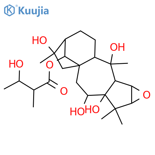 2,3-Epoxy-5,6,10,14,16-grayanotoxanepentol; (1α,2β,3β,5β,6β,10α,14β,16α)-form, 14-O-(3R-Hydroxy-2S-methylbutanoyl) structure