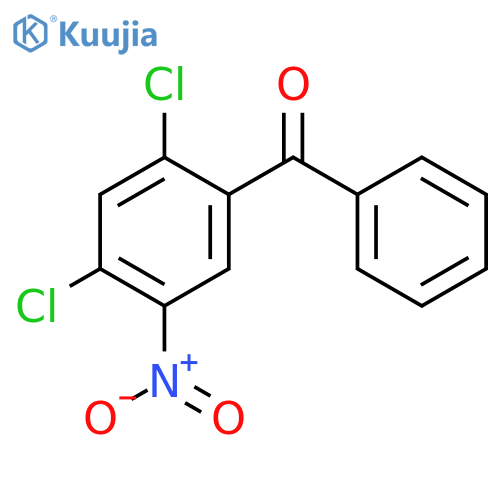 Methanone, (2,4-dichloro-5-nitrophenyl)phenyl- structure