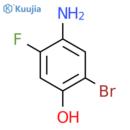 4-Amino-2-bromo-5-fluorophenol structure