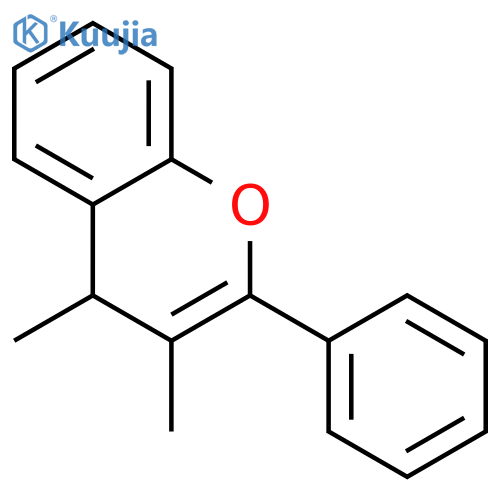 4H-1-BENZOPYRAN, 3,4-DIMETHYL-2-PHENYL- structure