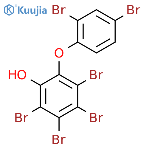 Phenol, 2,3,4,5-tetrabromo-6-(2,4-dibromophenoxy)- structure