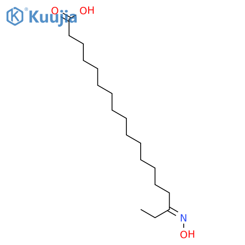 16-hydroxyiminooctadecanoic acid structure