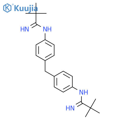 Benzenamine, 4,4'-methylenebis[N-[(1,1-dimethylethyl)carbonimidoyl]- structure