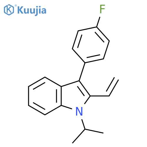 1H-Indole, 2-ethenyl-3-(4-fluorophenyl)-1-(1-methylethyl)- structure
