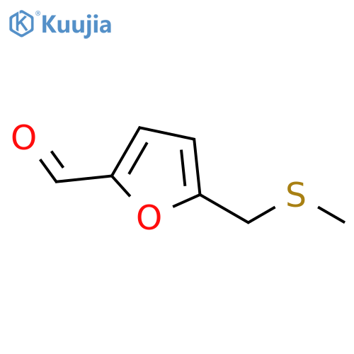 5-(methylsulfanyl)methylfuran-2-carbaldehyde structure