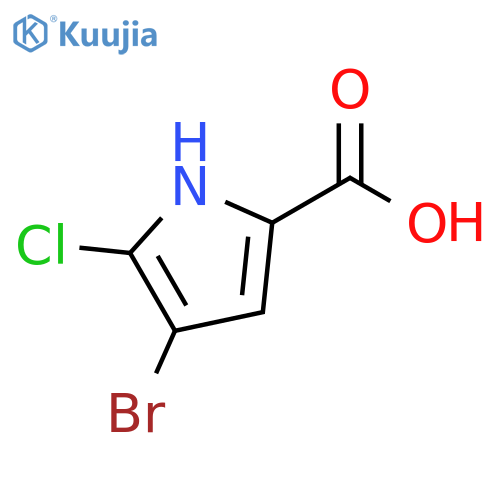 1H-Pyrrole-2-carboxylic acid, 4-bromo-5-chloro- structure