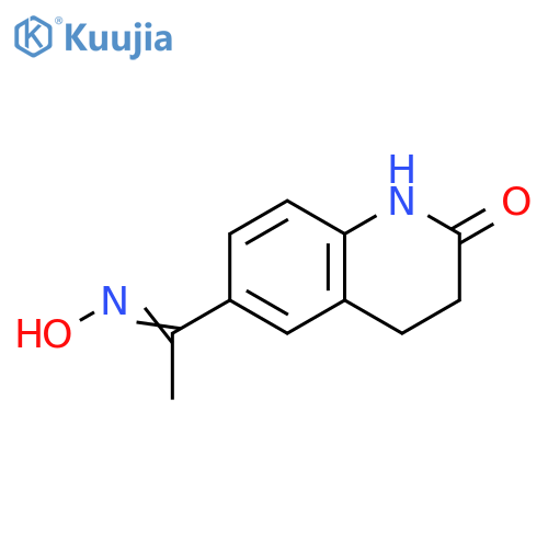 2(1H)-Quinolinone, 3,4-dihydro-6-[1-(hydroxyimino)ethyl]- structure