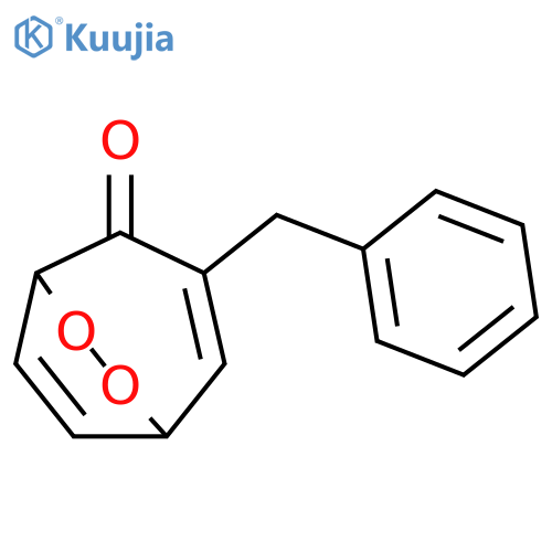 3-benzyl-6,7-dioxabicyclo[3.2.2]nona-2,8-dien-4-one structure