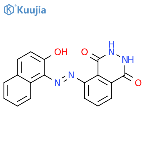 1,4-Phthalazinedione, 2,3-dihydro-5-[(2-hydroxy-1-naphthalenyl)azo]- structure