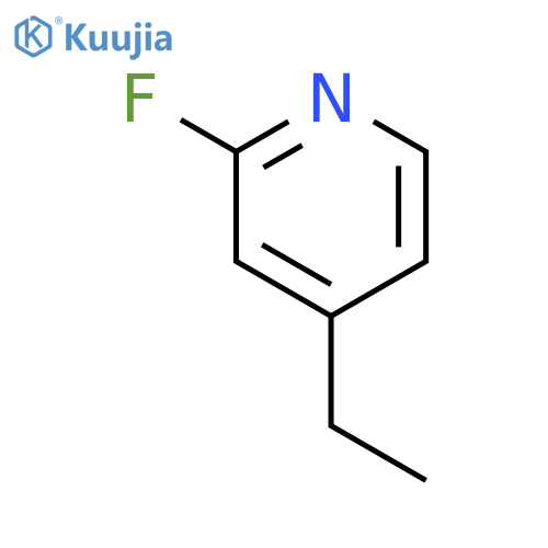 Pyridine,4-ethyl-2-fluoro- structure