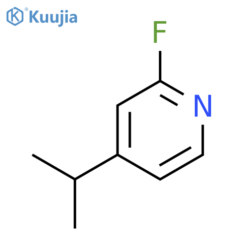 Pyridine,2-fluoro-4-(1-methylethyl)- structure