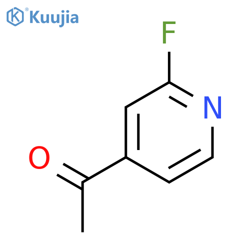 1-(2-Fluoropyridin-4-yl)ethanone structure