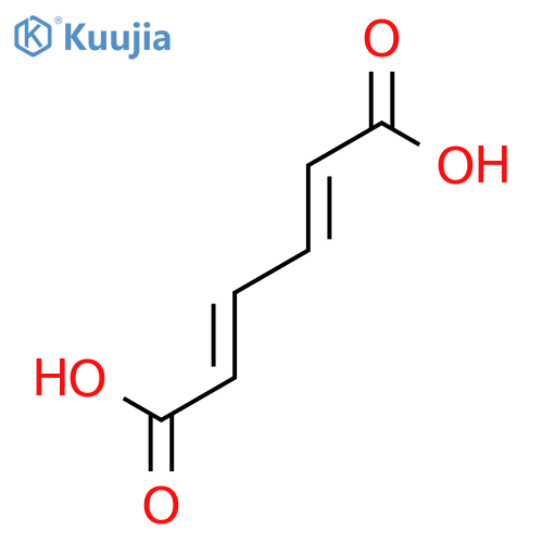 cis,cis-Muconic acid structure
