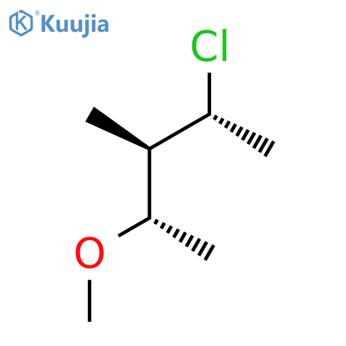 Pentane, 2-chloro-4-methoxy-3-methyl-, (2R*,3R*,4S*)- structure