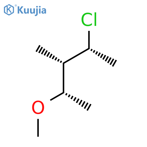 Pentane, 2-chloro-4-methoxy-3-methyl-, (2R*,3S*,4S*)- structure