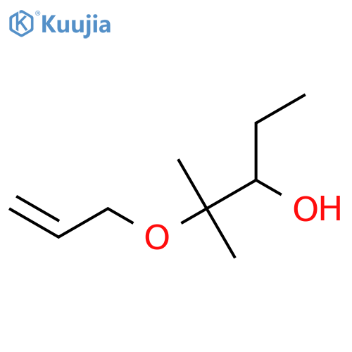 3-Pentanol, 2-methyl-2-(2-propenyloxy)- structure