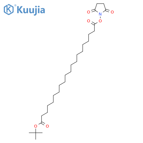 1-Tert-Butyl 20-(2,5-dioxopyrrolidin-1-yl) icosanedioate structure