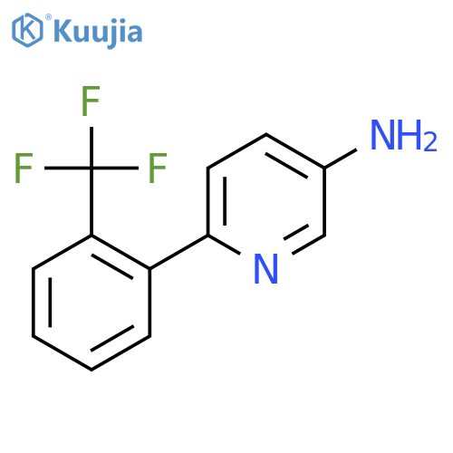 6-(2-Trifluoromethylphenyl)pyridin-3-amine structure