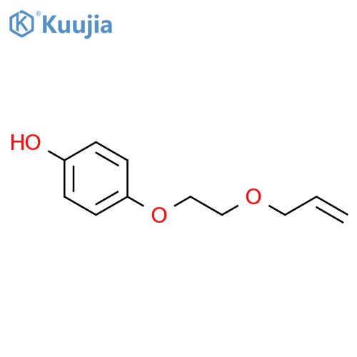 Phenol, 4-[2-(2-propenyloxy)ethoxy]- structure