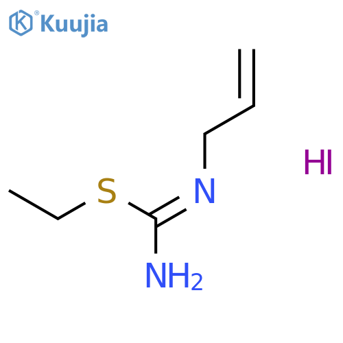 Carbamimidothioic acid,2-propenyl-, ethyl ester, monohydriodide (9CI) structure
