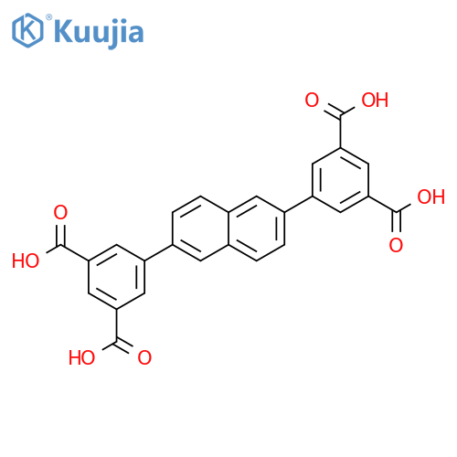 5,5'-(Naphthalene-2,6-diyl)diisophthalic acid structure