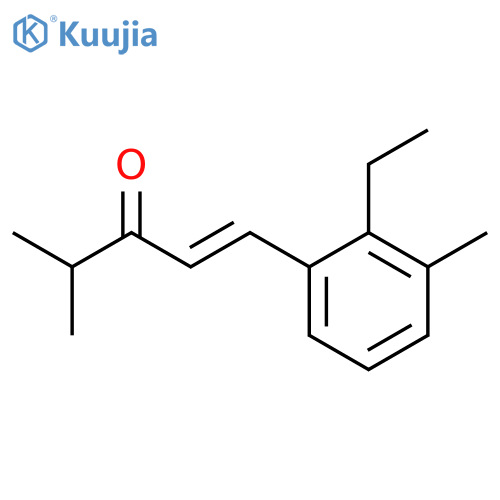 1-Penten-3-one, 1-(2-ethyl-3-methylphenyl)-4-methyl- structure