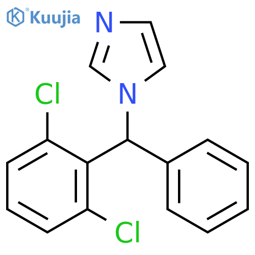 1H-Imidazole, 1-[(2,6-dichlorophenyl)phenylmethyl]- structure
