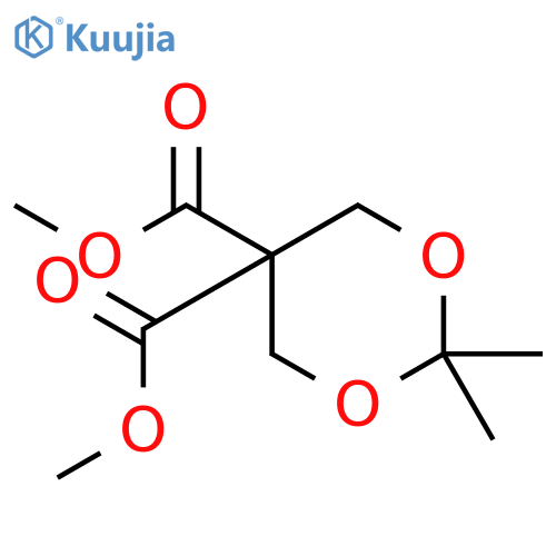 2,2-Dimethyl-1,3-dioxane-5,5-dicarboxylic Acid Dimethyl Ester structure