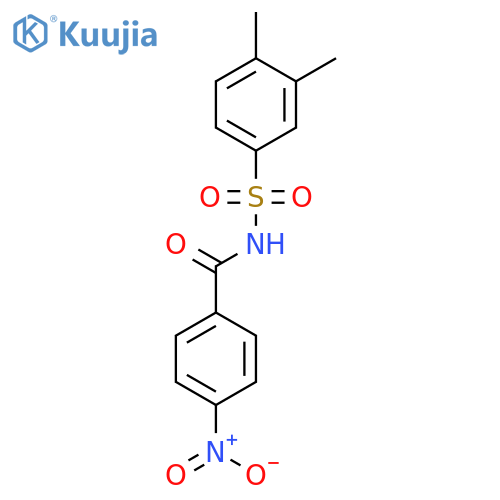 Benzamide, N-[(3,4-dimethylphenyl)sulfonyl]-4-nitro- structure