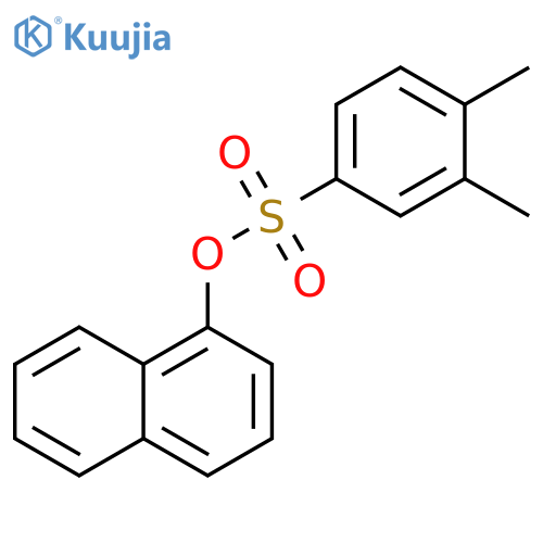 naphthalen-1-yl 3,4-dimethylbenzene-1-sulfonate structure