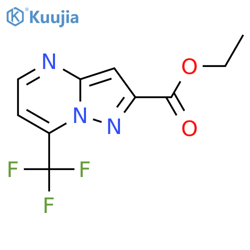 Ethyl 7-(trifluoromethyl)pyrazolo[1,5-a]pyrimidine-2-carboxylate structure