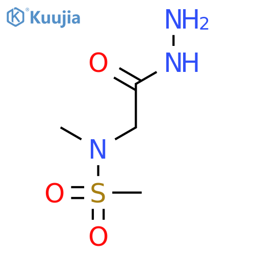 N-(2-Hydrazino-2-oxoethyl)-N-methylmethanesulfonamide structure