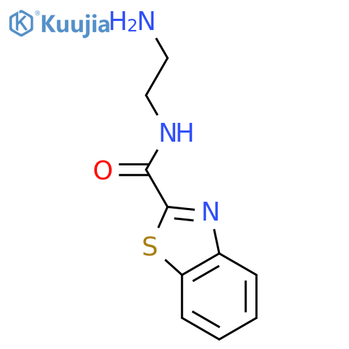 N-(2-Aminoethyl)benzodthiazole-2-carboxamide structure