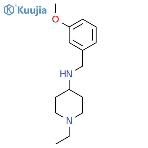 1-Ethyl-N-(3-methoxybenzyl)piperidin-4-amine structure