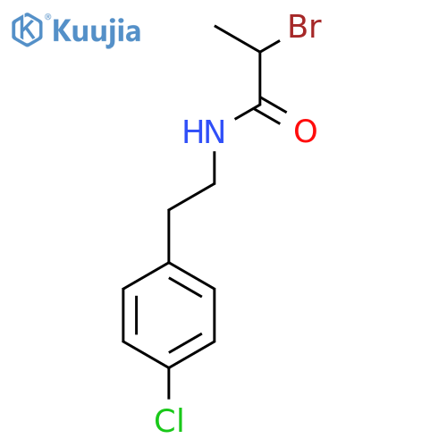 2-Bromo-N-2-(4-chlorophenyl)ethylpropanamide structure