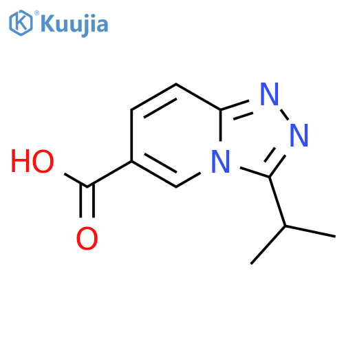 3-Isopropyl1,2,4triazolo4,3-apyridine-6-carboxylic Acid structure
