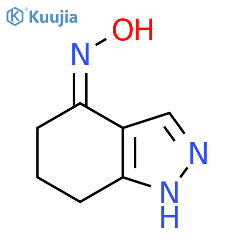 (4Z)-1,5,6,7-Tetrahydro-4H-indazol-4-one oxime structure