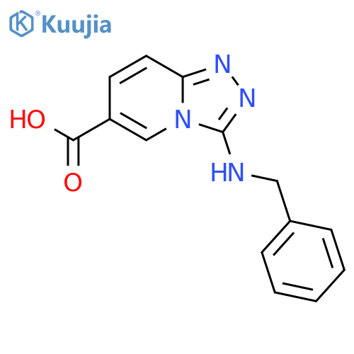 3-(Benzylamino)1,2,4triazolo4,3-apyridine-6-carboxylic Acid structure