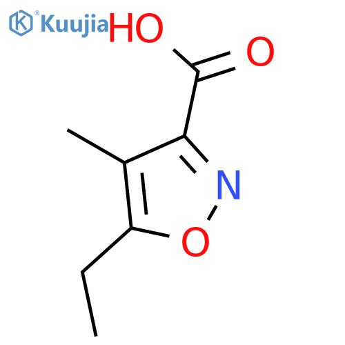 5-Ethyl-4-methylisoxazole-3-carboxylic acid structure