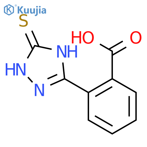 2-(5-Thioxo-4,5-dihydro-1H-1,2,4-triazol-3-yl)benzoic acid structure