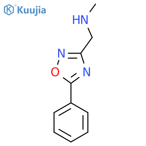N-Methyl-1-(5-phenyl-1,2,4-oxadiazol-3-yl)methanamine structure