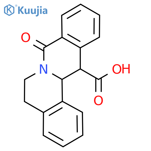8-Oxo-5,8,13,13a-tetrahydro-6H-isoquino-3,2-aisoquinoline-13-carboxylic acid structure