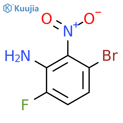 3-Bromo-6-fluoro-2-nitroaniline structure