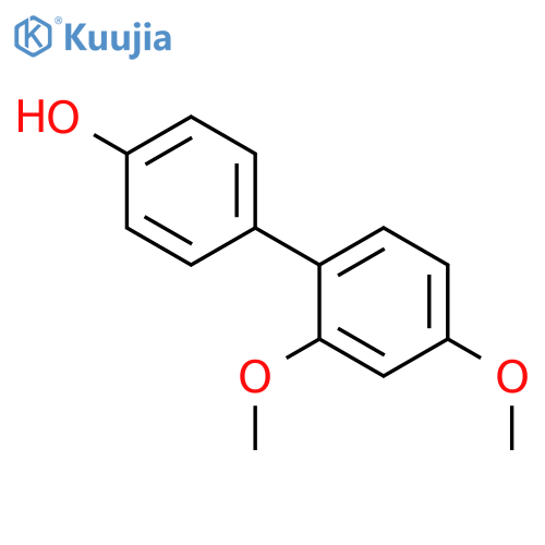 4-(2,4-dimethoxyphenyl)phenol structure